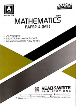A/L  Mathematics Paper - 4 (M1) Topical Article No. 274